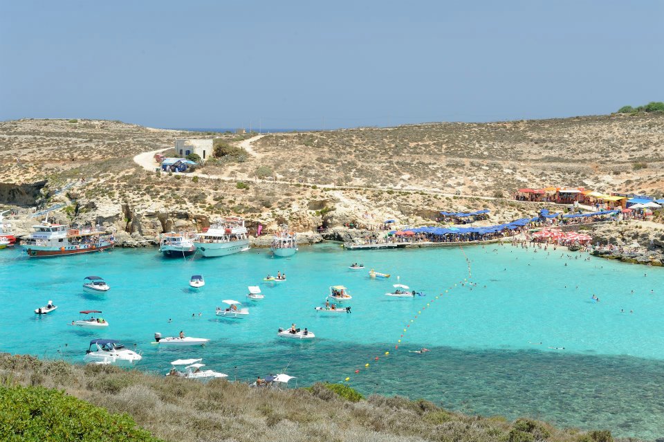 Modrá laguna Comino, Malta