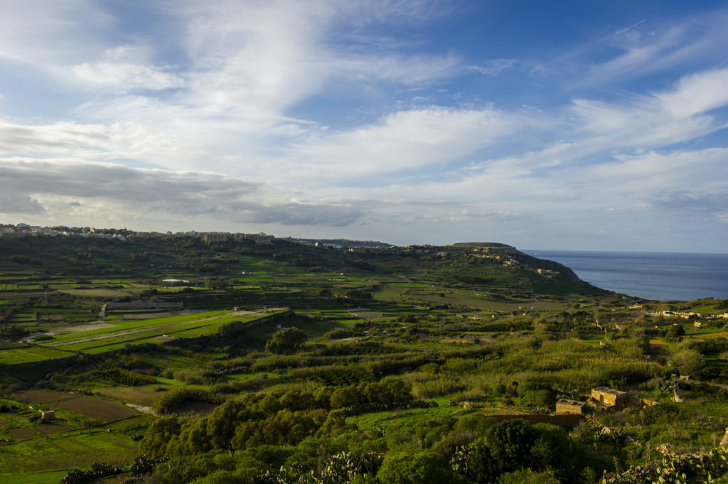 Gozo - zemědělská krajina