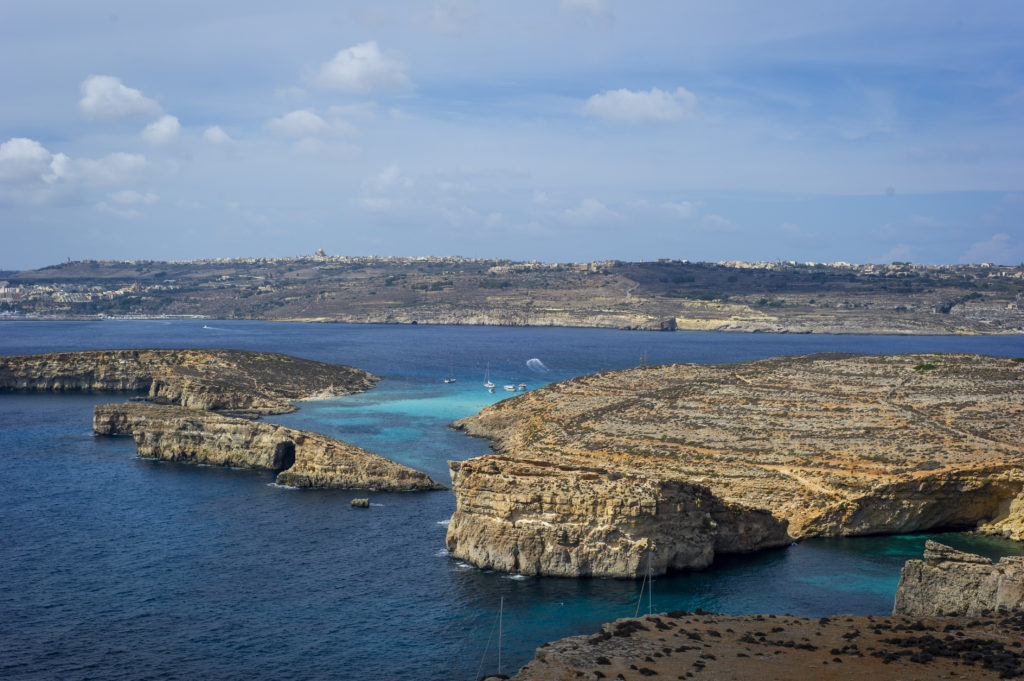 Modrá laguna Comino, Malta