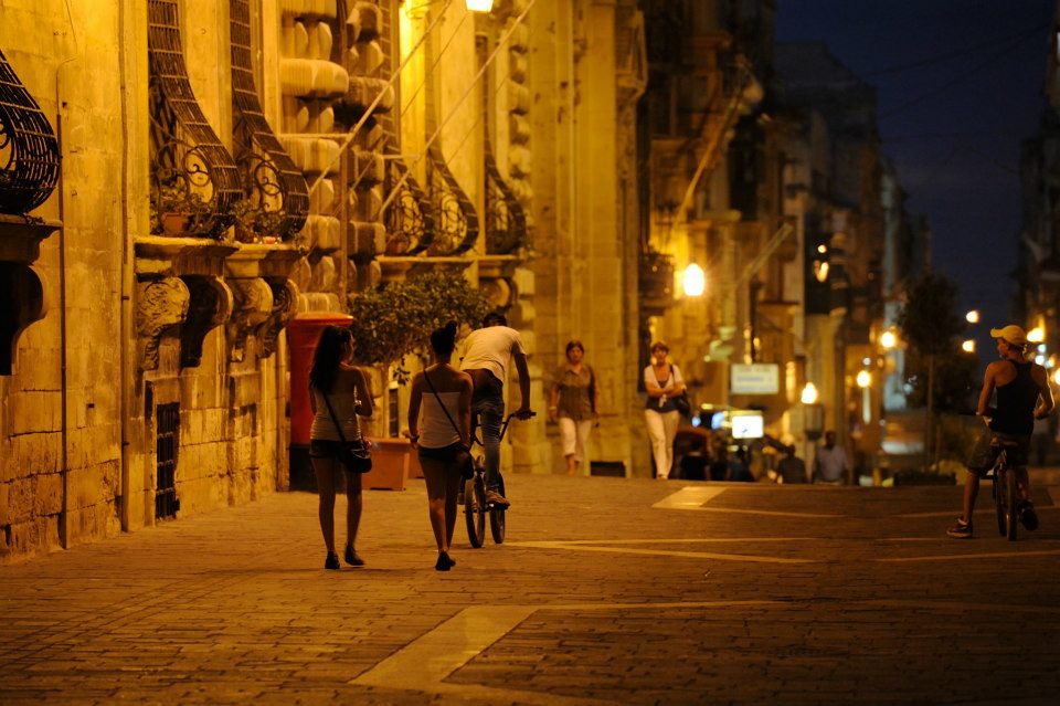 Večerní procházka, Valletta, Malta